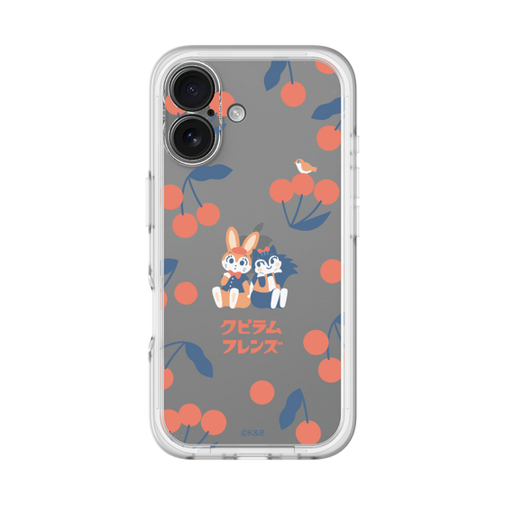 Slim Protection Premium Case［ Kuppyramu Friends - Cherry ］