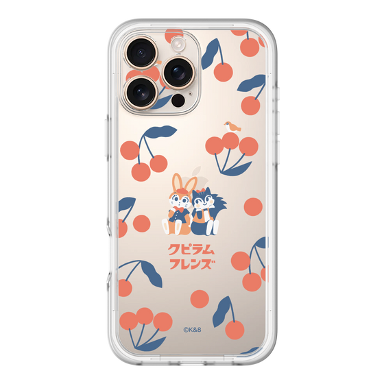 Slim Protection Premium Case［ Kuppyramu Friends - Cherry ］