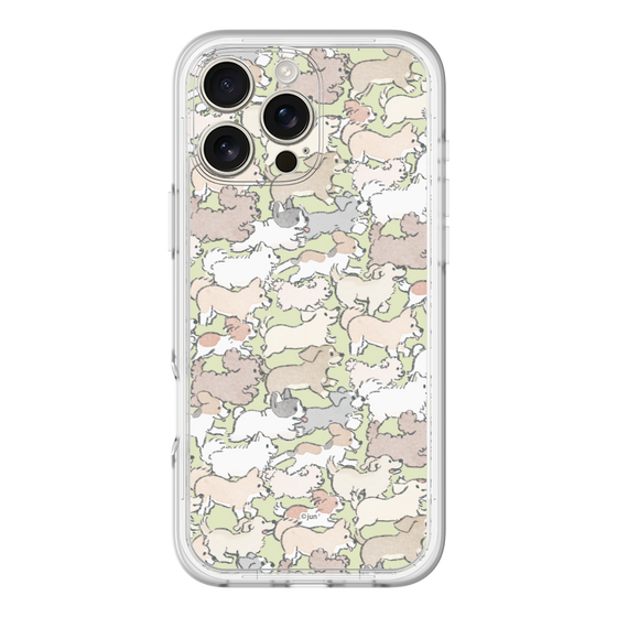 Slim Protection Premium Case［ Hello, It's Dog - Full of Dogs ］