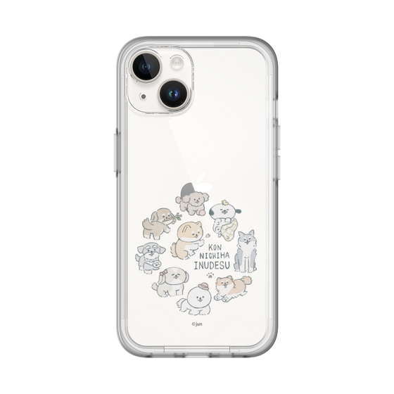 Slim Protection Premium Case［ Hello, It's Dog - All Together - Clear ］