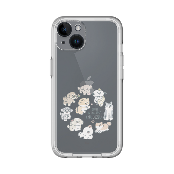 Slim Protection Premium Case［ Hello, It's Dog - All Together - Clear ］