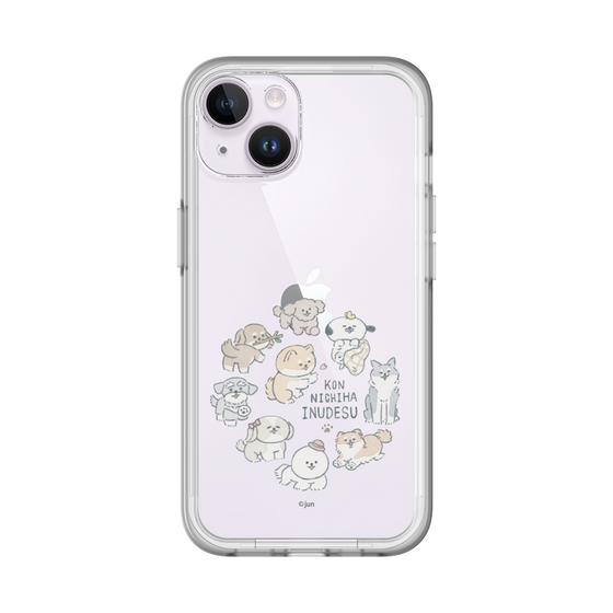 Slim Protection Premium Case［ Hello, It's Dog - All Together - Clear ］