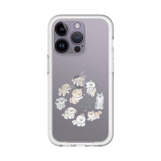 Slim Protection Premium Case［ Hello, It's Dog - All Together - Clear ］
