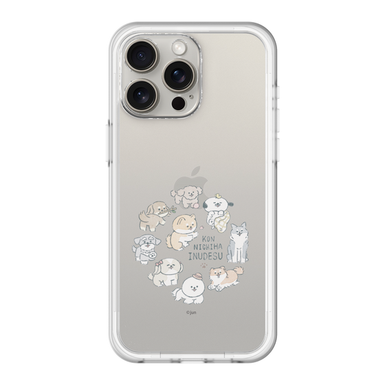 Slim Protection Premium Case［ Hello, It's Dog - All Together - Clear ］