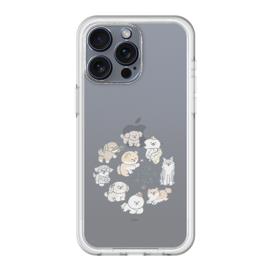 Slim Protection Premium Case［ Hello, It's Dog - All Together - Clear ］