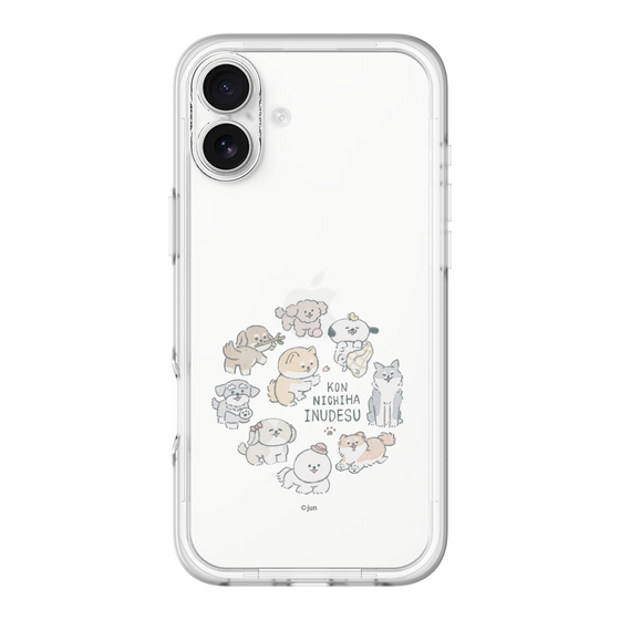 Slim Protection Premium Case［ Hello, It's Dog - All Together - Clear ］
