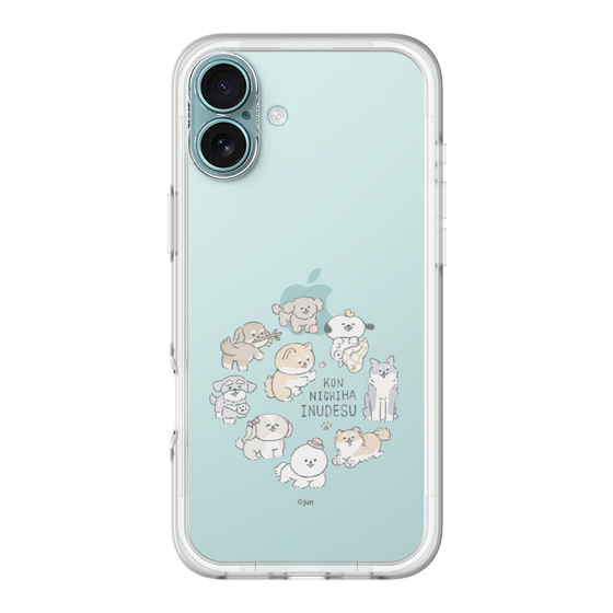 Slim Protection Premium Case［ Hello, It's Dog - All Together - Clear ］