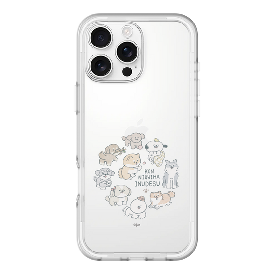 Slim Protection Premium Case［ Hello, It's Dog - All Together - Clear ］