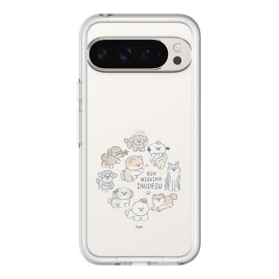 Slim Protection Premium Case［ Hello, It's Dog - All Together - Clear ］