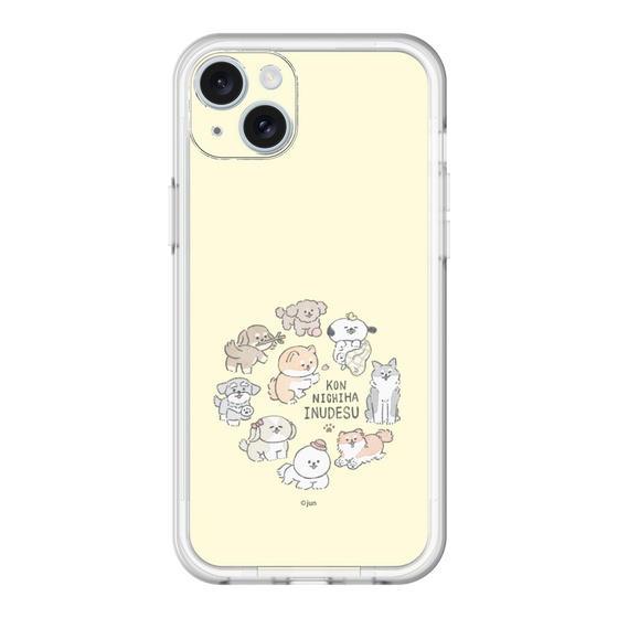 Slim Protection Premium Case［ Hello, It's Dog - All Together - Beige ］
