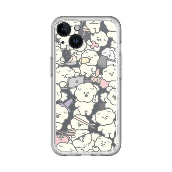 Slim Protection Premium Case［ Mossari Mosao - Fluffy - Clear ］