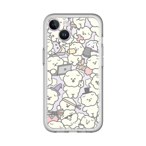 Slim Protection Premium Case［ Mossari Mosao - Fluffy - Clear ］