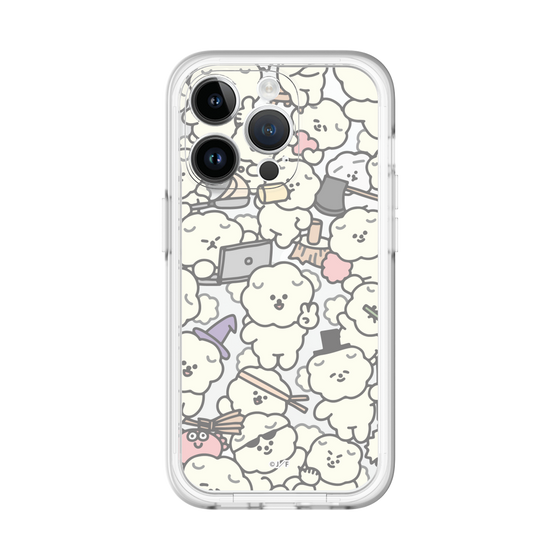 Slim Protection Premium Case［ Mossari Mosao - Fluffy - Clear ］