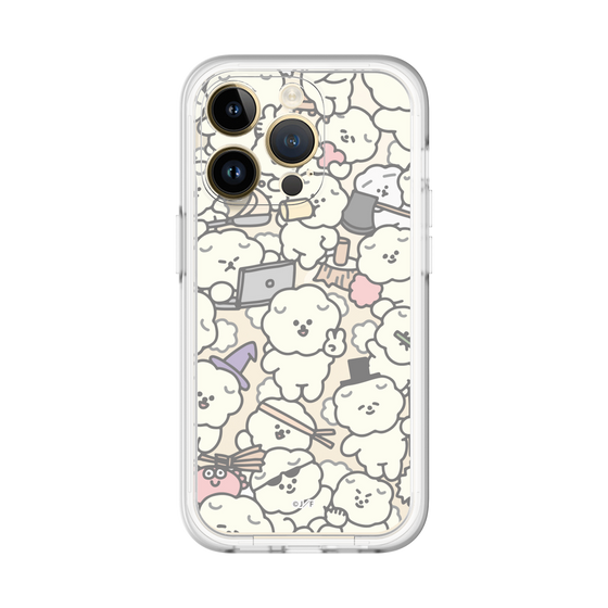 Slim Protection Premium Case［ Mossari Mosao - Fluffy - Clear ］