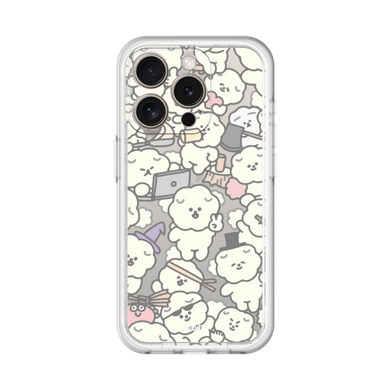 Slim Protection Premium Case［ Mossari Mosao - Fluffy - Clear ］