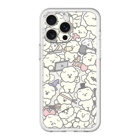 Slim Protection Premium Case［ Mossari Mosao - Fluffy - Clear ］