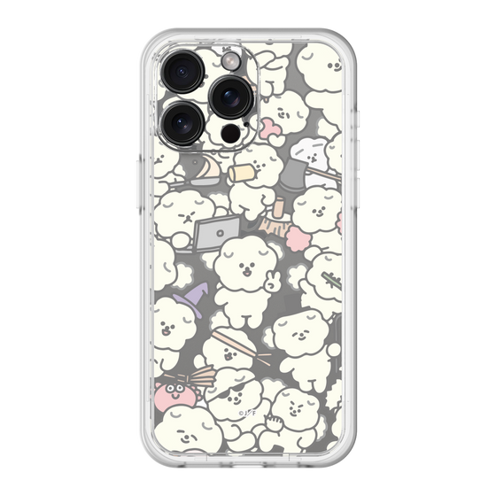 Slim Protection Premium Case［ Mossari Mosao - Fluffy - Clear ］