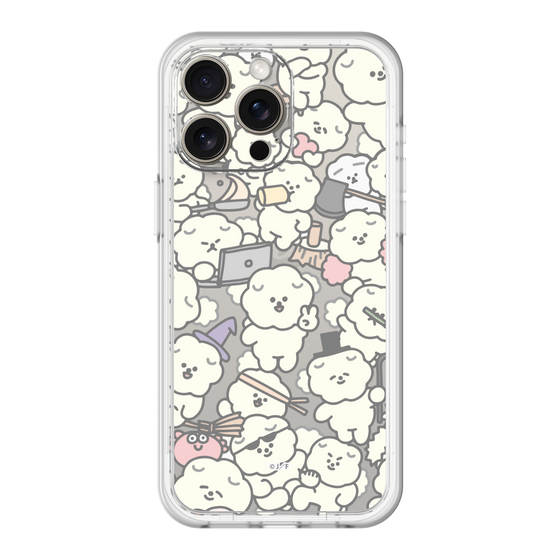 Slim Protection Premium Case［ Mossari Mosao - Fluffy - Clear ］