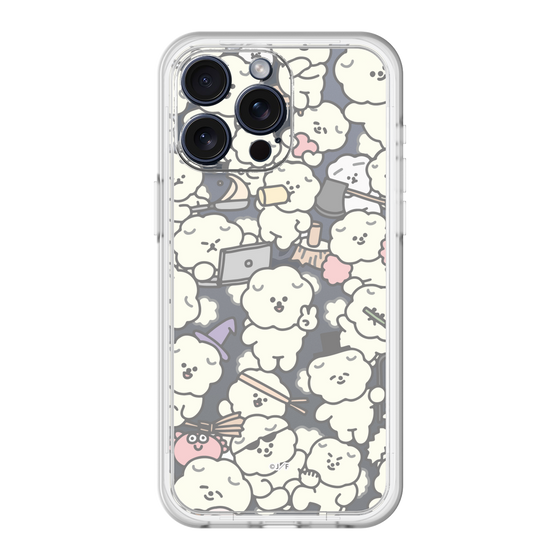 Slim Protection Premium Case［ Mossari Mosao - Fluffy - Clear ］