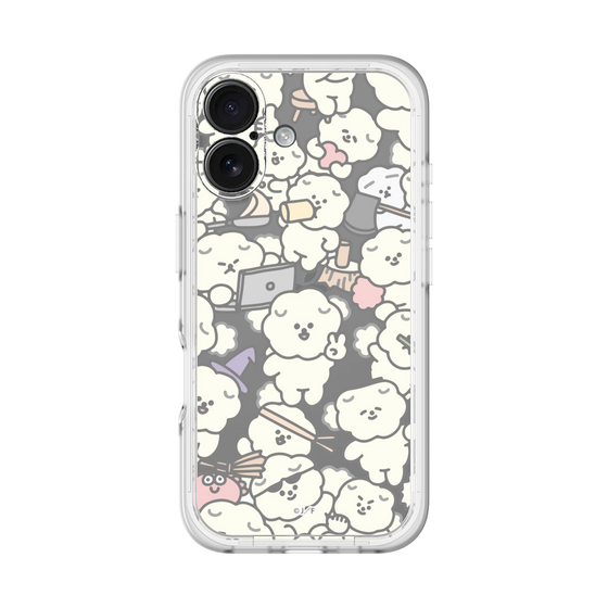 Slim Protection Premium Case［ Mossari Mosao - Fluffy - Clear ］