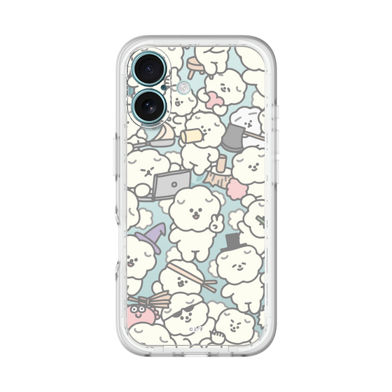 Slim Protection Premium Case［ Mossari Mosao - Fluffy - Clear ］
