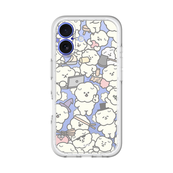 Slim Protection Premium Case［ Mossari Mosao - Fluffy - Clear ］