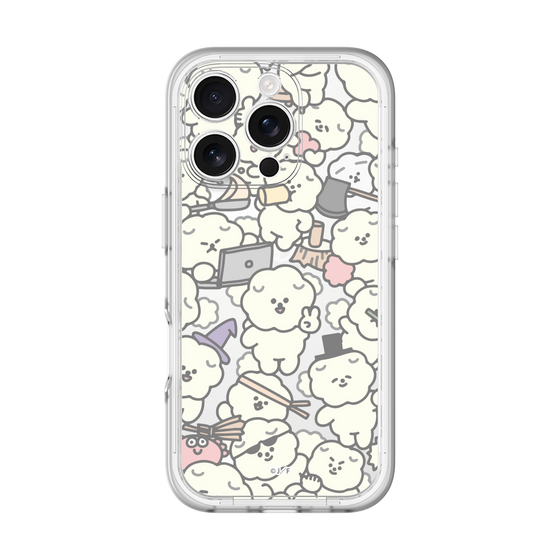 Slim Protection Premium Case［ Mossari Mosao - Fluffy - Clear ］