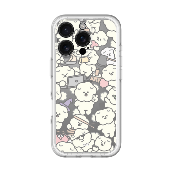 Slim Protection Premium Case［ Mossari Mosao - Fluffy - Clear ］