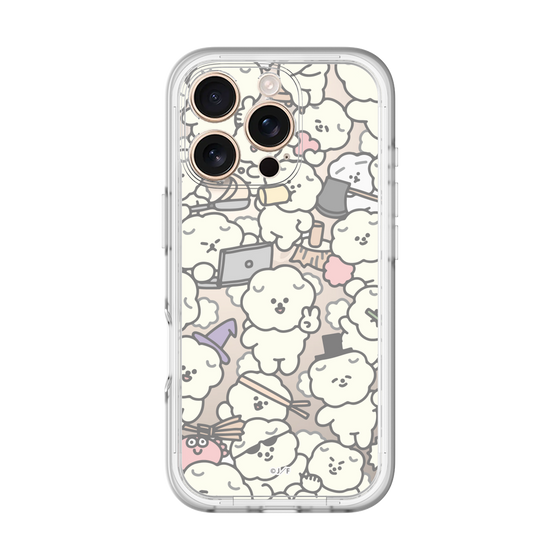 Slim Protection Premium Case［ Mossari Mosao - Fluffy - Clear ］
