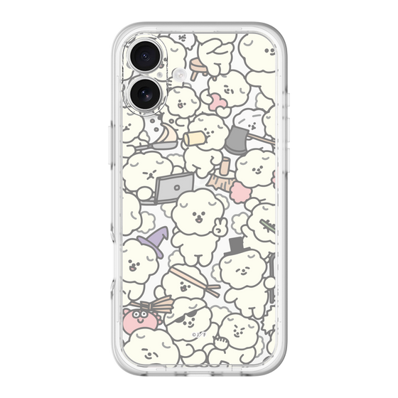 Slim Protection Premium Case［ Mossari Mosao - Fluffy - Clear ］