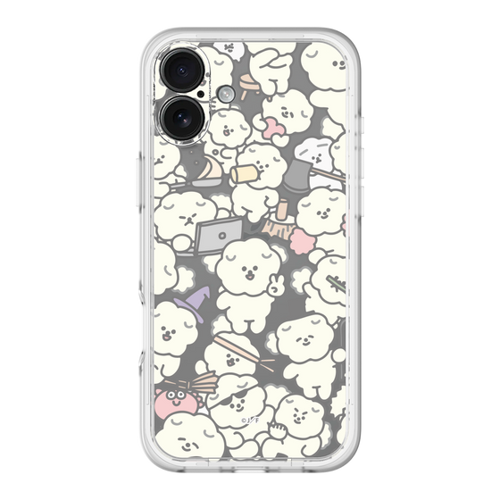 Slim Protection Premium Case［ Mossari Mosao - Fluffy - Clear ］
