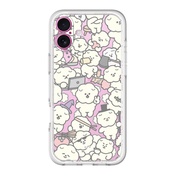 Slim Protection Premium Case［ Mossari Mosao - Fluffy - Clear ］