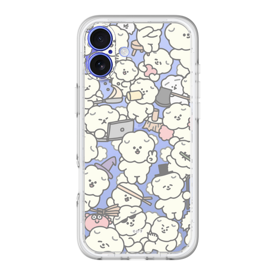 Slim Protection Premium Case［ Mossari Mosao - Fluffy - Clear ］