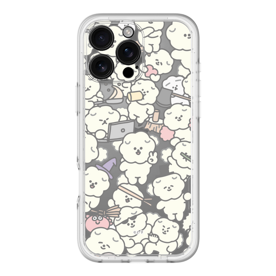 Slim Protection Premium Case［ Mossari Mosao - Fluffy - Clear ］