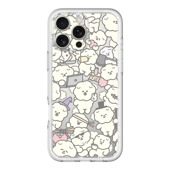 Slim Protection Premium Case［ Mossari Mosao - Fluffy - Clear ］