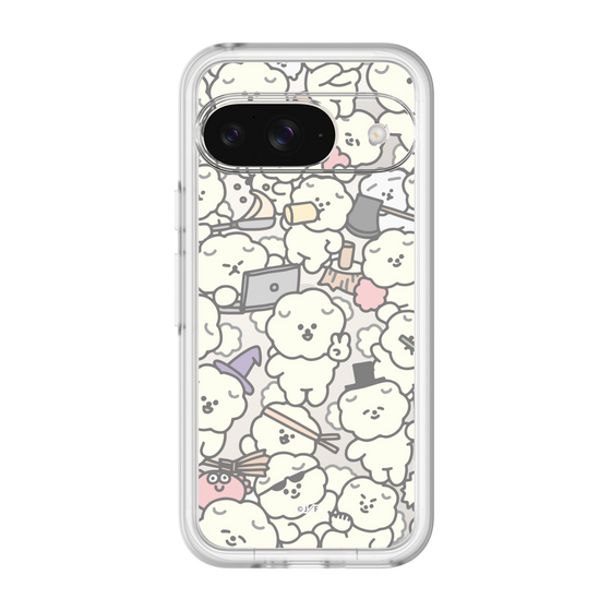Slim Protection Premium Case［ Mossari Mosao - Fluffy - Clear ］