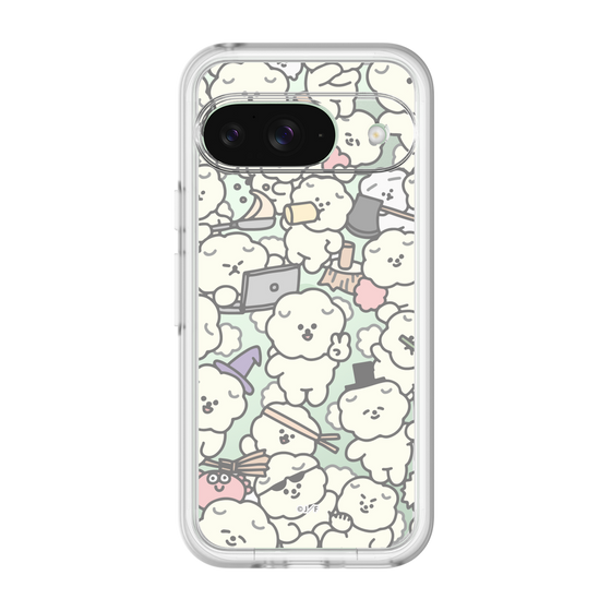 Slim Protection Premium Case［ Mossari Mosao - Fluffy - Clear ］