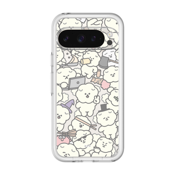 Slim Protection Premium Case［ Mossari Mosao - Fluffy - Clear ］