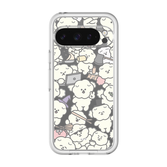 Slim Protection Premium Case［ Mossari Mosao - Fluffy - Clear ］