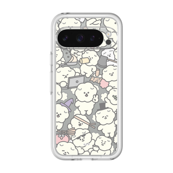 Slim Protection Premium Case［ Mossari Mosao - Fluffy - Clear ］