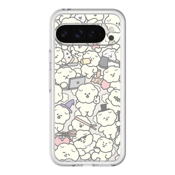 Slim Protection Premium Case［ Mossari Mosao - Fluffy - Clear ］