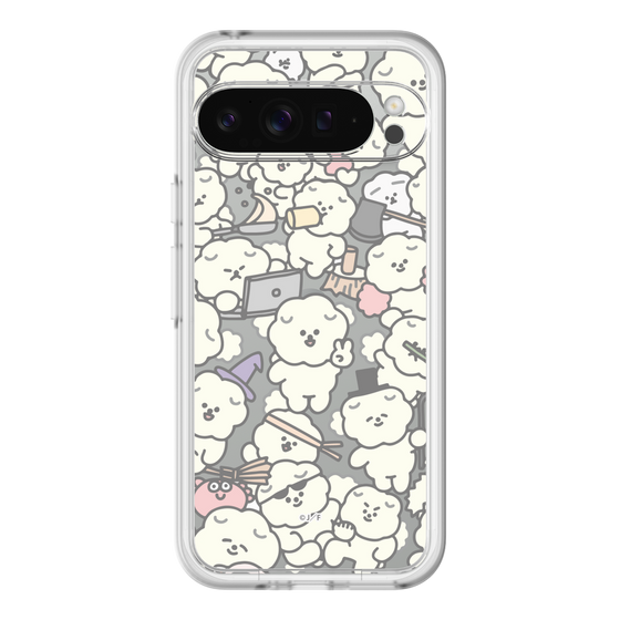 Slim Protection Premium Case［ Mossari Mosao - Fluffy - Clear ］