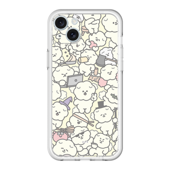 Slim Protection Premium Case［ Mossari Mosao - Fluffy - Beige ］