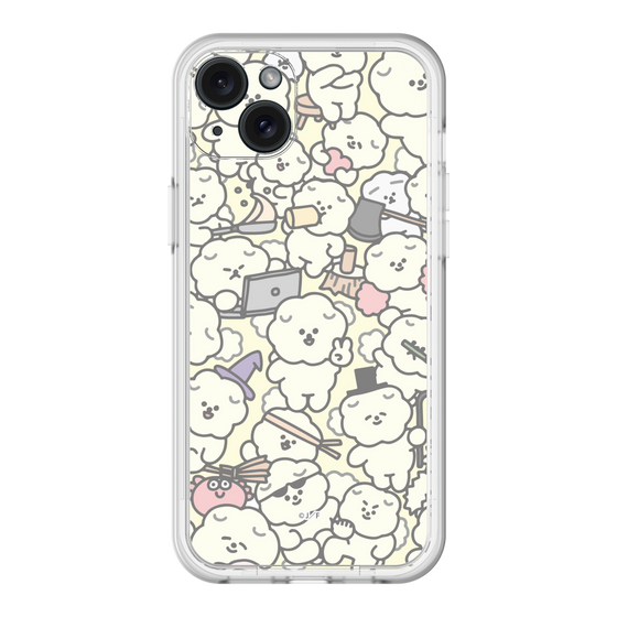 Slim Protection Premium Case［ Mossari Mosao - Fluffy - Beige ］