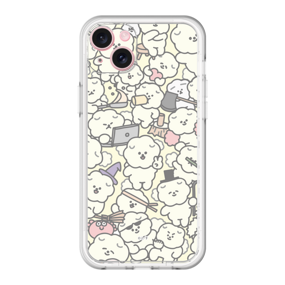 Slim Protection Premium Case［ Mossari Mosao - Fluffy - Beige ］