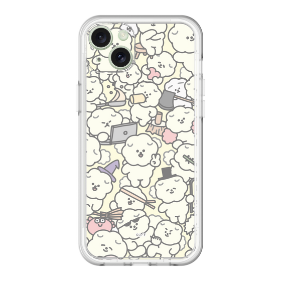 Slim Protection Premium Case［ Mossari Mosao - Fluffy - Beige ］