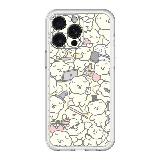 Slim Protection Premium Case［ Mossari Mosao - Fluffy - Beige ］