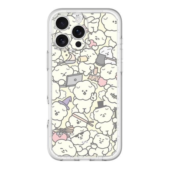 Slim Protection Premium Case［ Mossari Mosao - Fluffy - Beige ］
