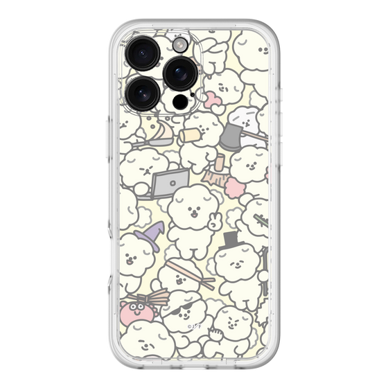 Slim Protection Premium Case［ Mossari Mosao - Fluffy - Beige ］