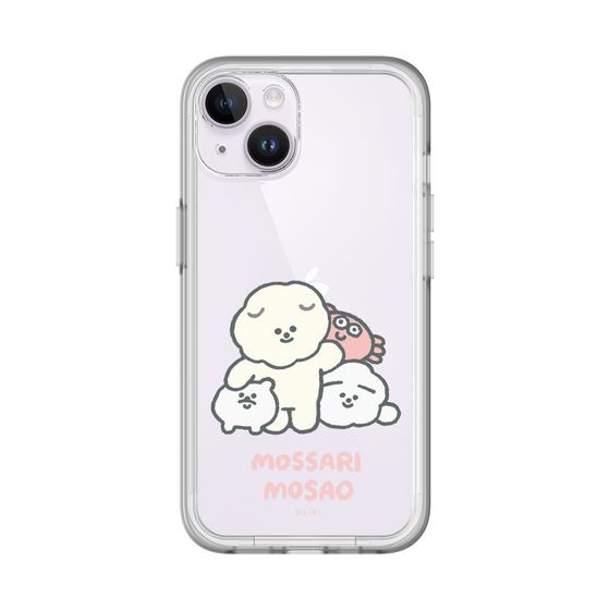 Slim Protection Premium Case［ Mossari Mosao - Everyone Together - Clear ］